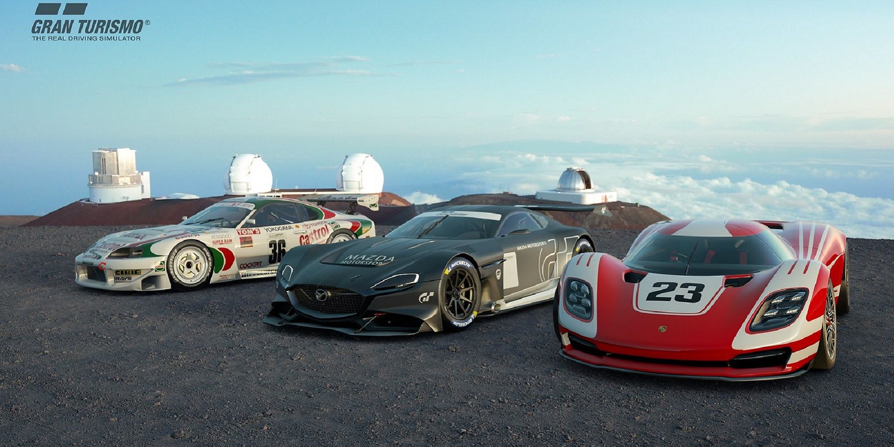 Gran Turismo 7 машин на скале