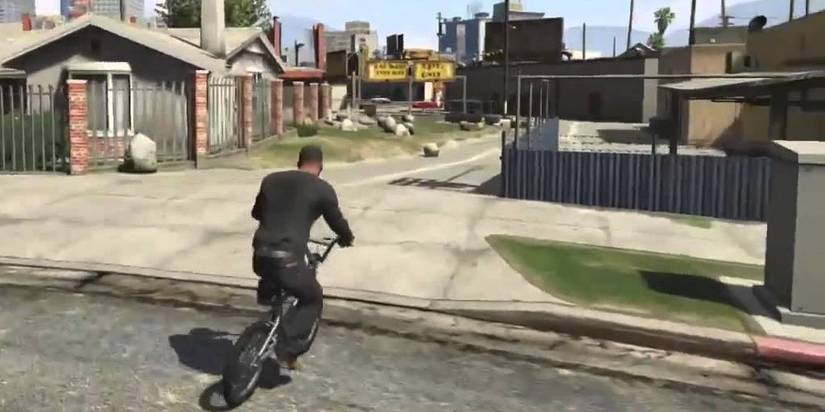 gta 5 franking on a bike 