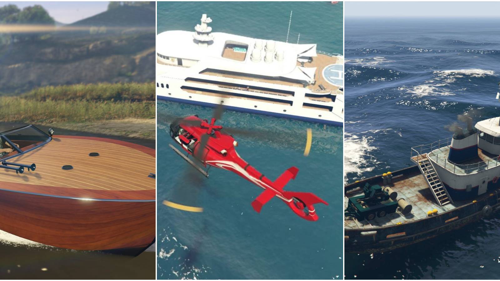 gta online best boats feature