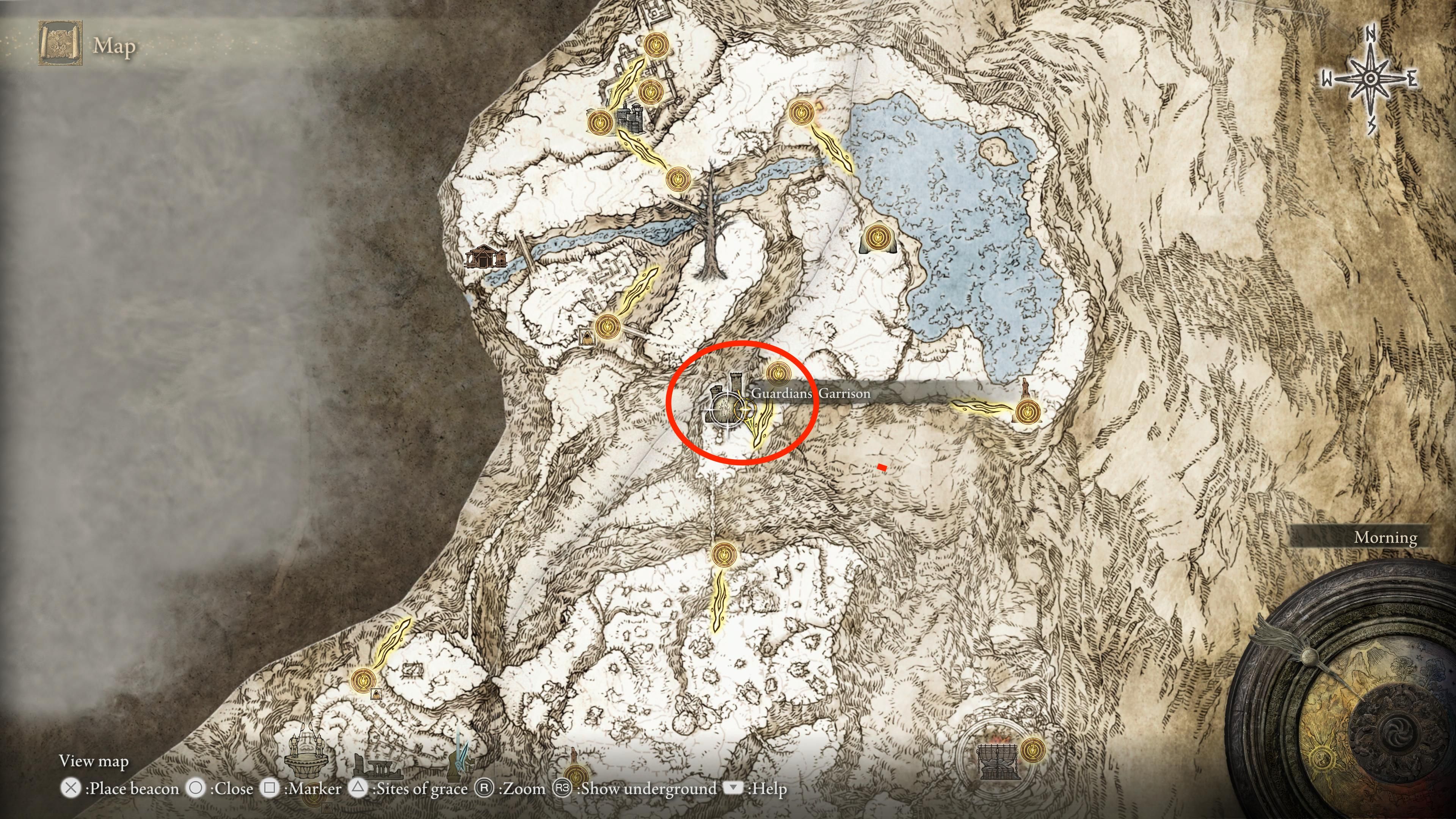 guardians' garrison elden ring location