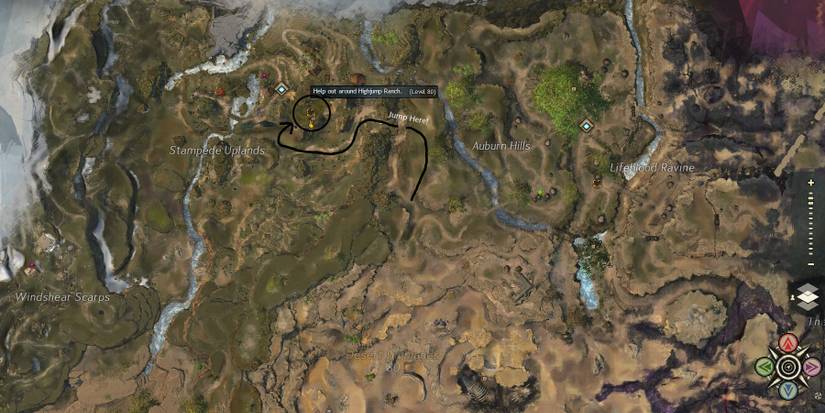 gw2 pof springer mount map