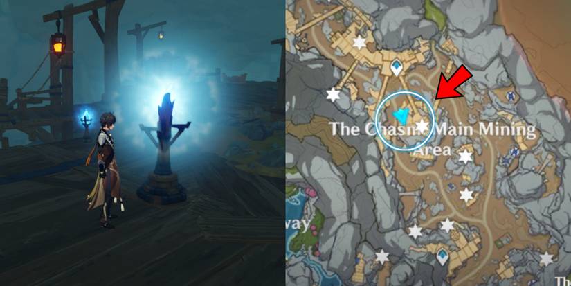 high lamp location in Genshin impact