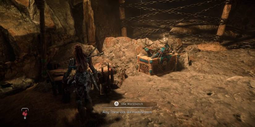 horizon-forbidden-west-first-forge-quest-guide-06-stash-and-workbench