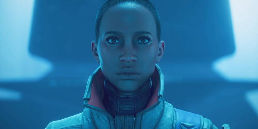 The Warlock Vanguard, Ikora Rey, from a cinematic during The Witch Queen campaign from Destiny 2.