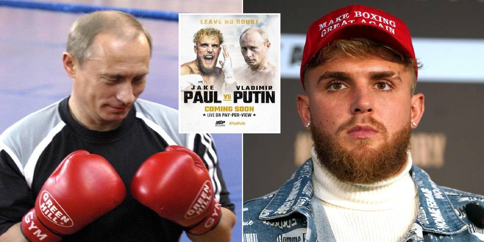 Jake Paul bị chỉ trích vì thách đấu boxing với Vladimir Putin