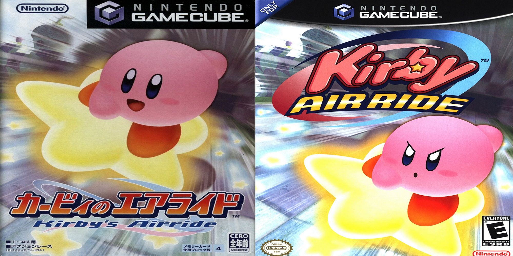 kirby japanese and us cover