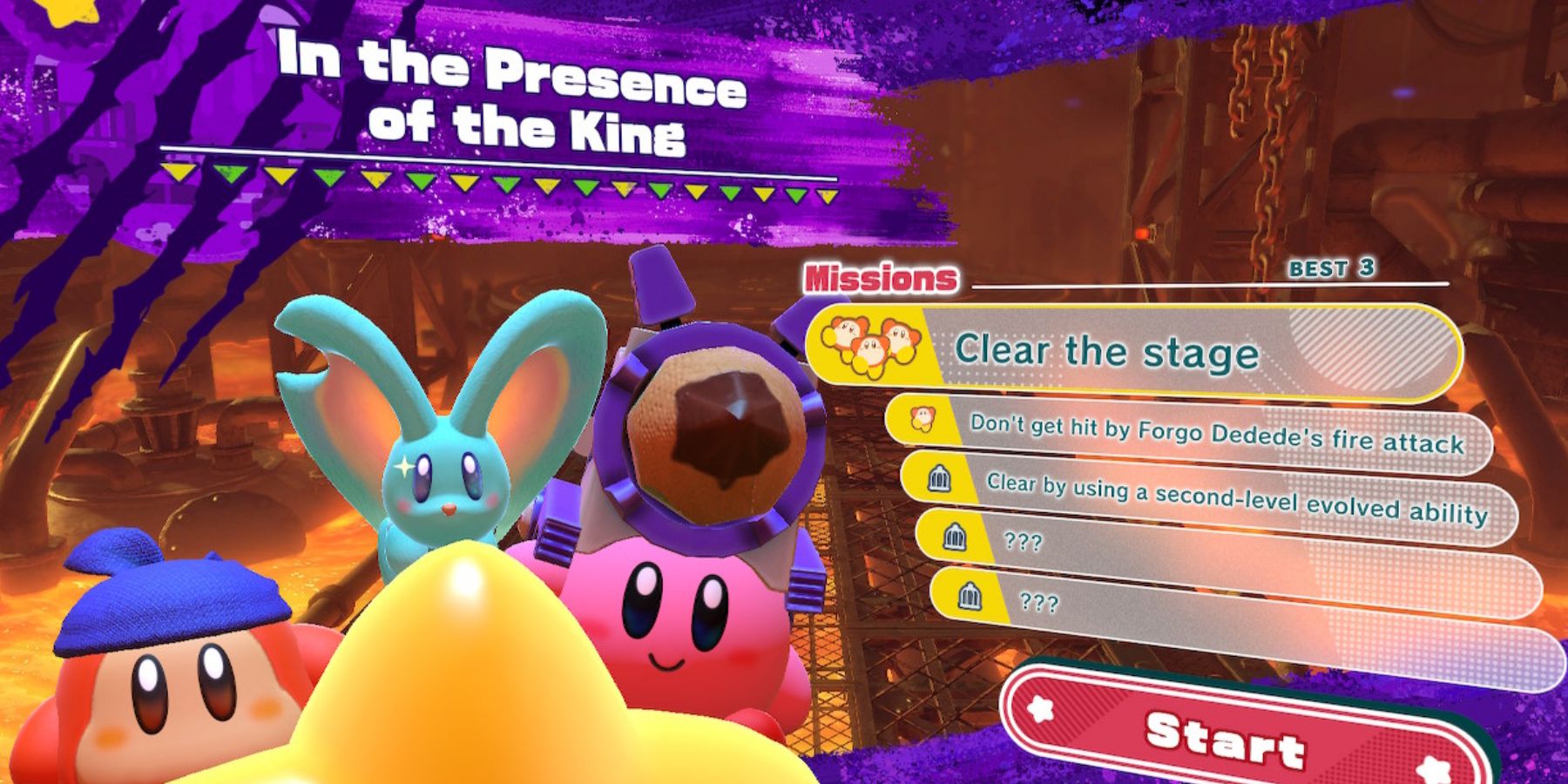 An Unexpected Beast King Mission Guide - Kirby and the Forgotten