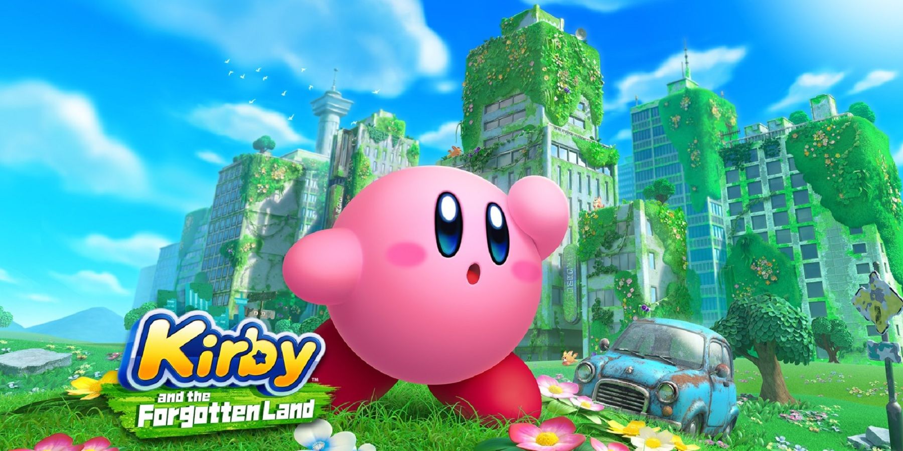 kirby and the forgotten land key art