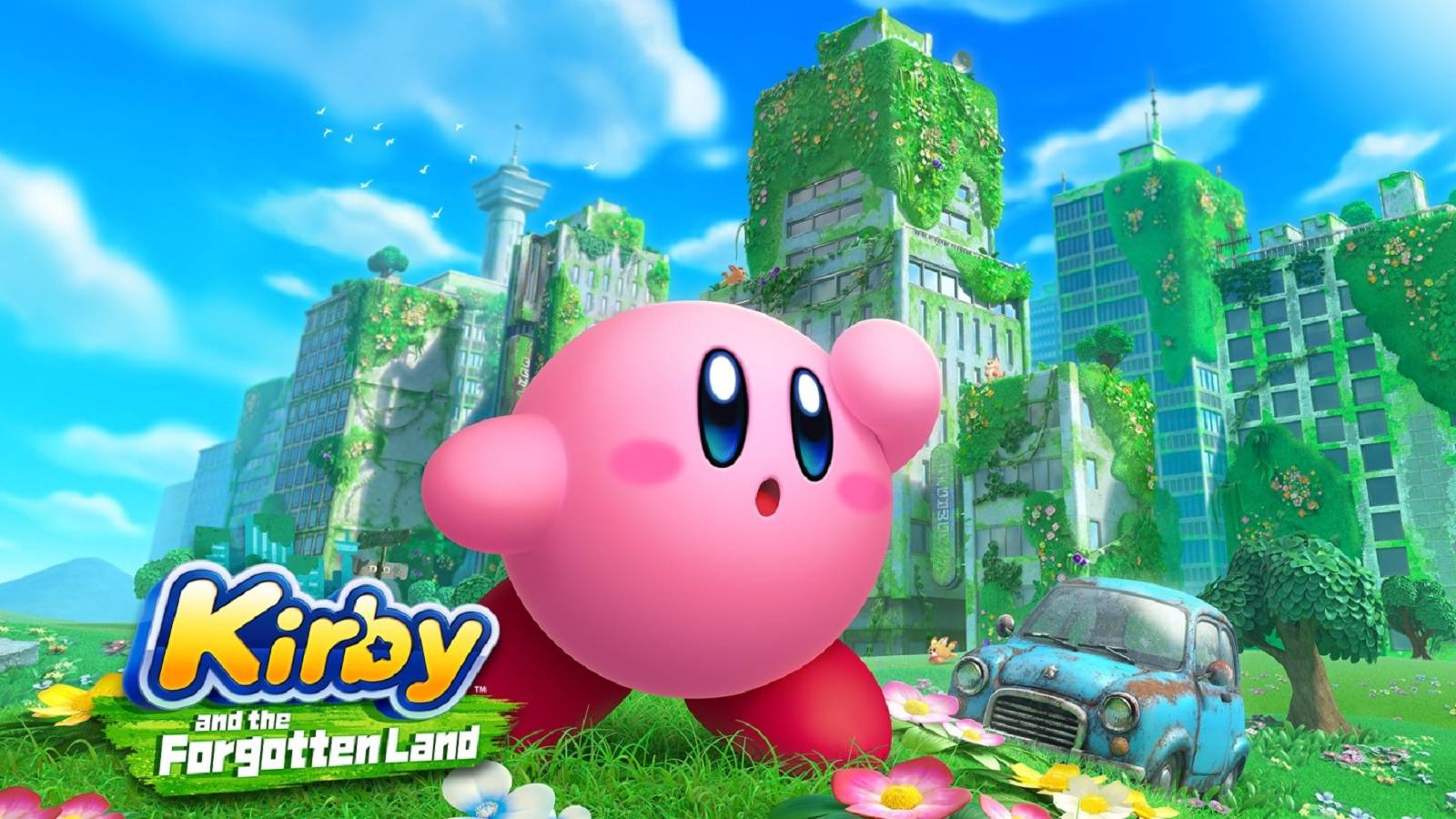 kirby and the forgotten land key art