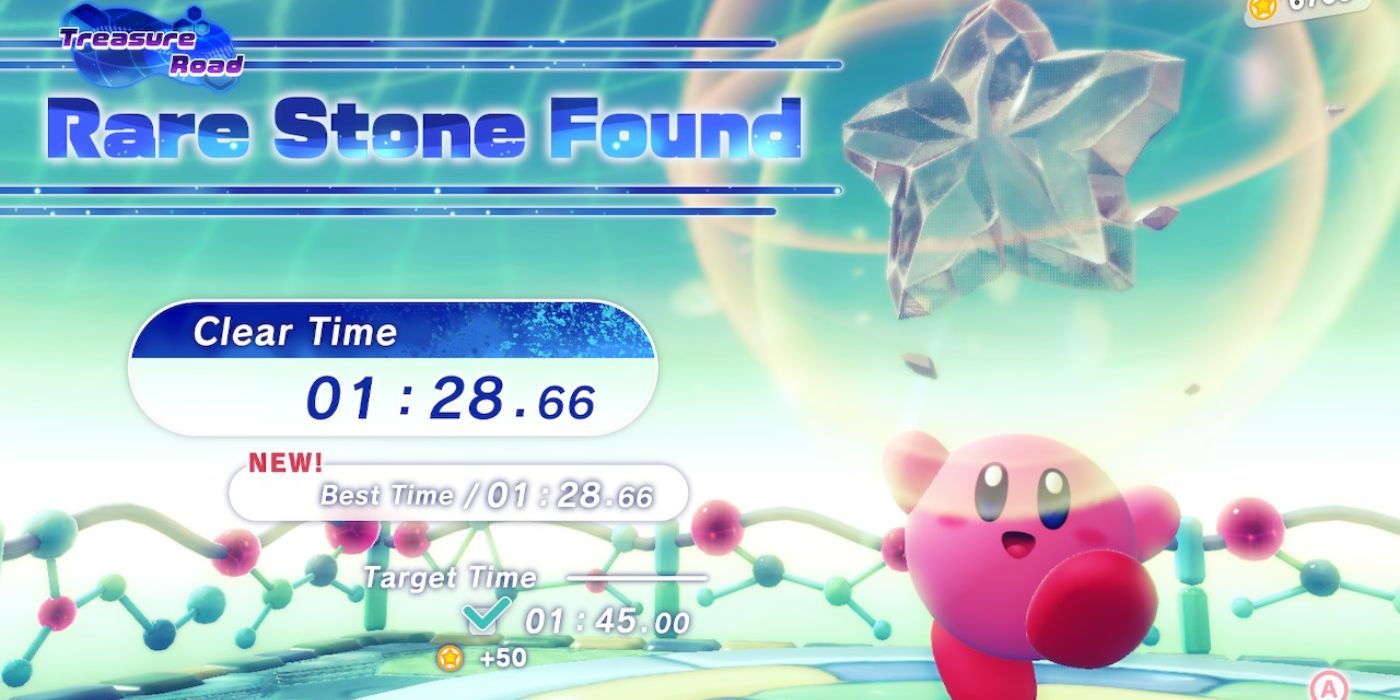 kirby and the forgotten land step it up treasure road results
