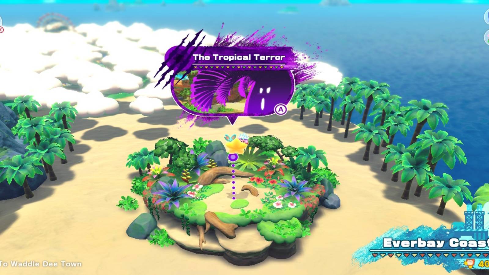 kirby forgotten land the tropical terror stage