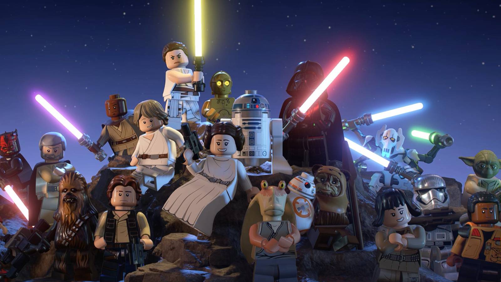 cast of lego star wars