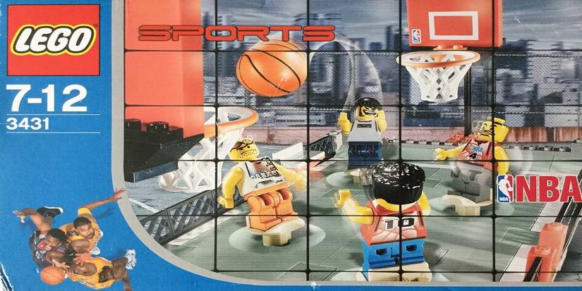 Lego basketball set box