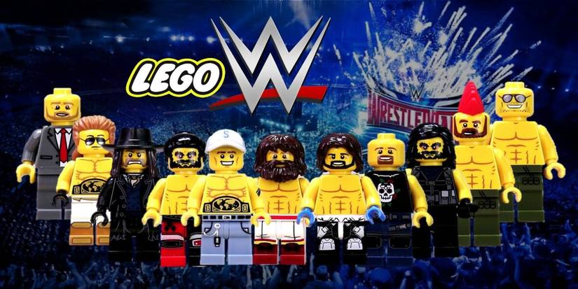 WWE characters as Lego