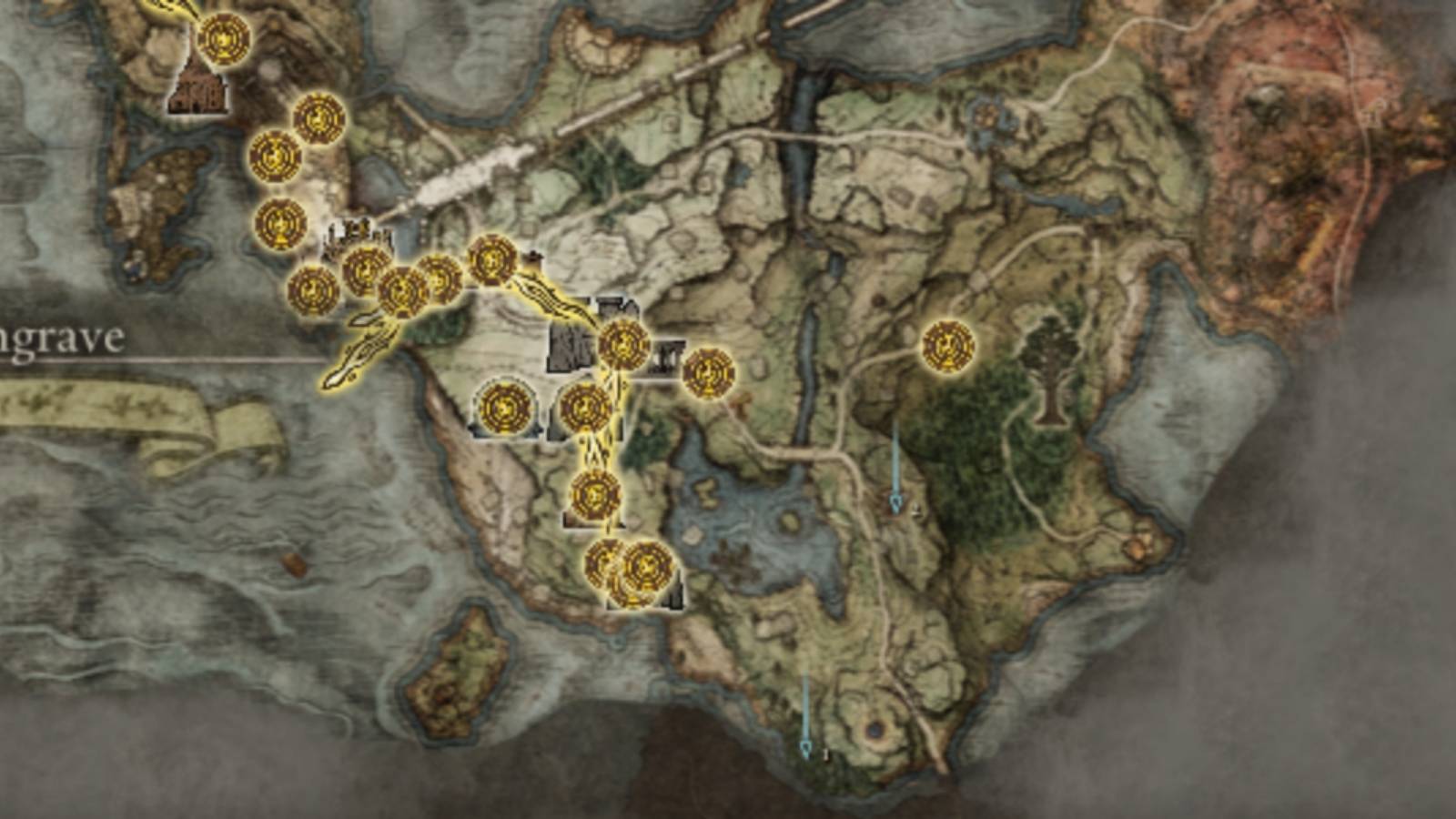 limgrave map in elden ring