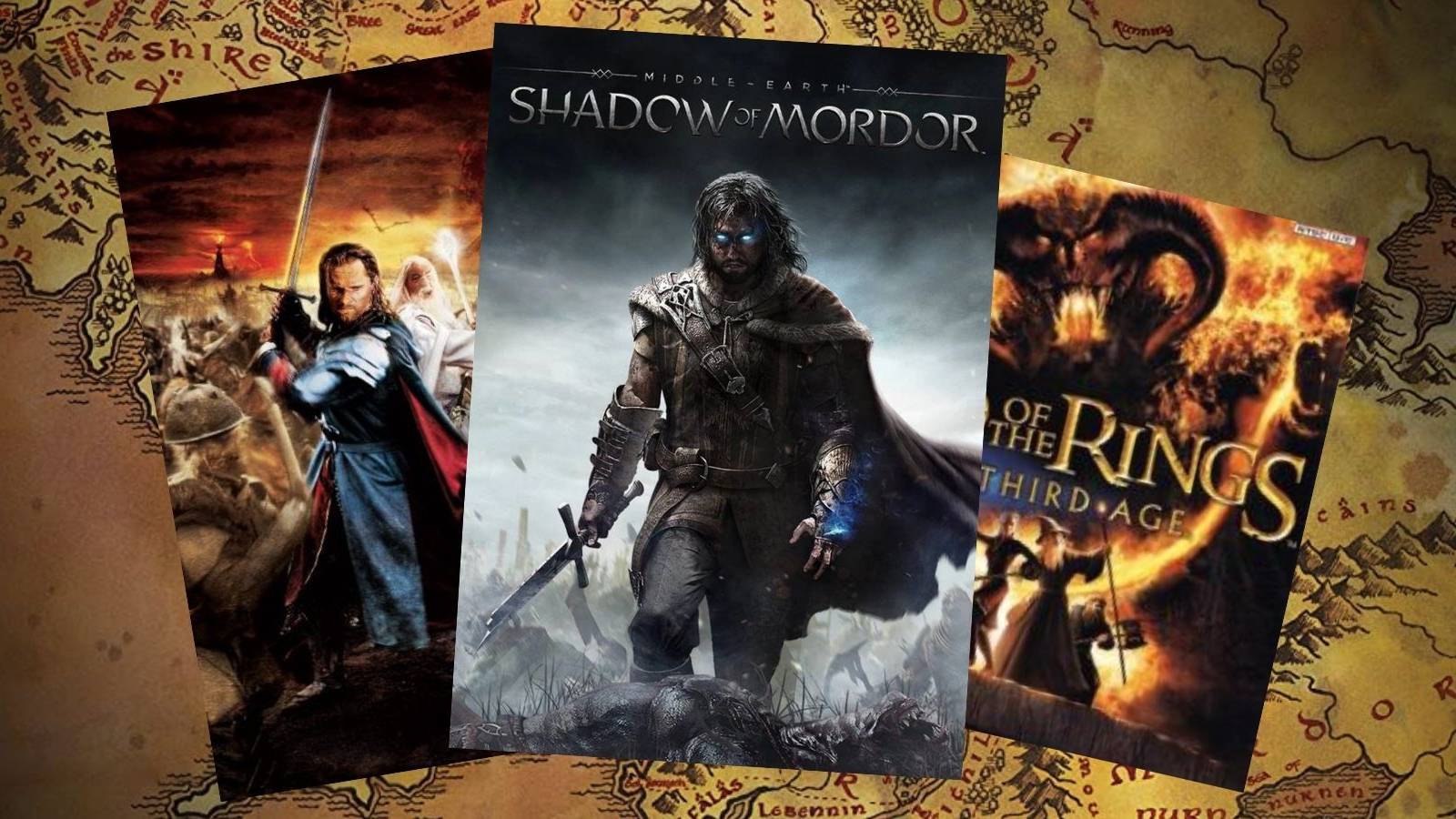 lord of the rings video games middle earth
