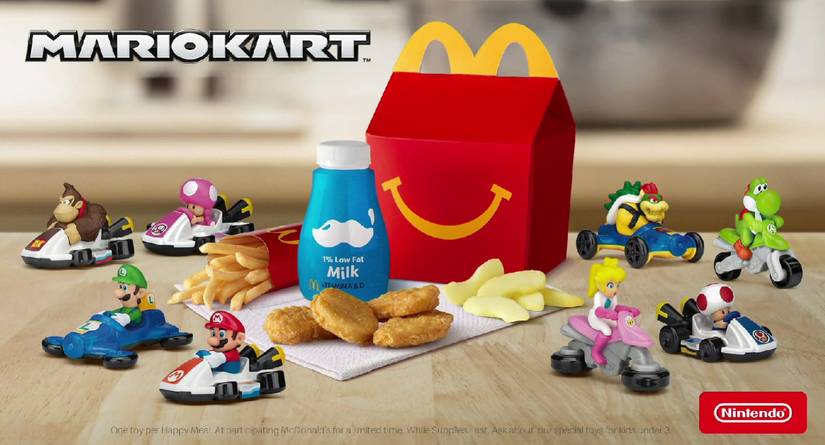 mario kart mcdonalds happy meal toys