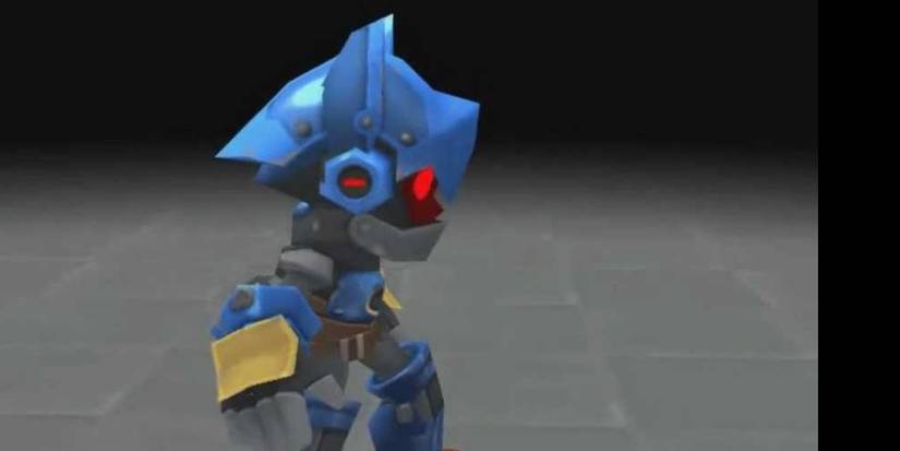 Cameo of Sonic the Hedgehog as unique armor in Spiral Knights. 