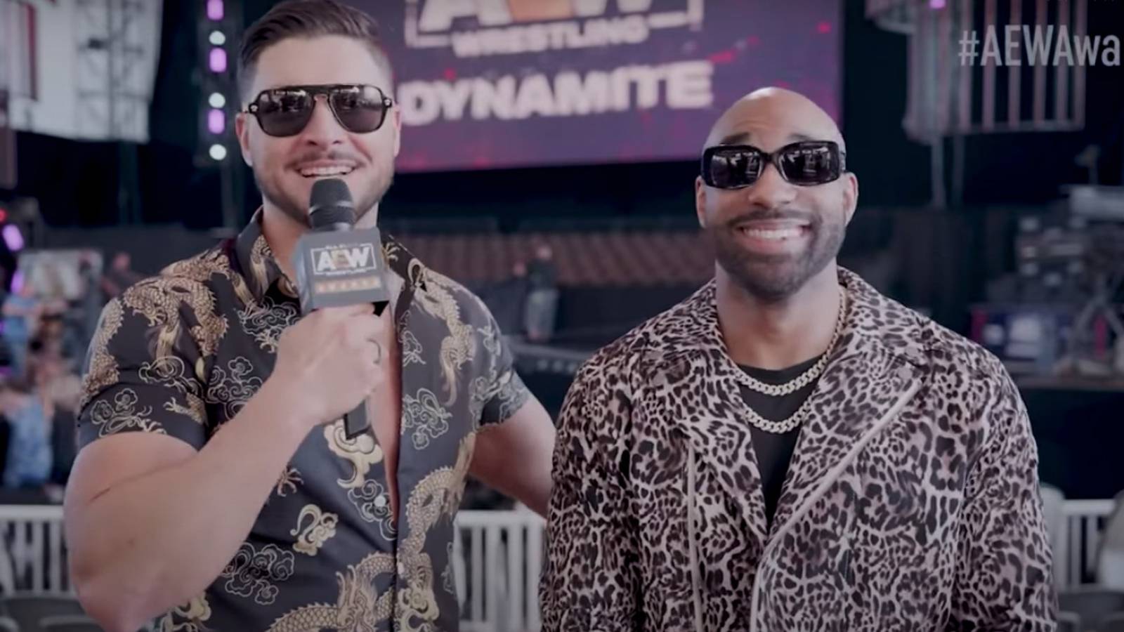 Ethan Page and Scorpio Sky AEW Awards Men of the Year 2022