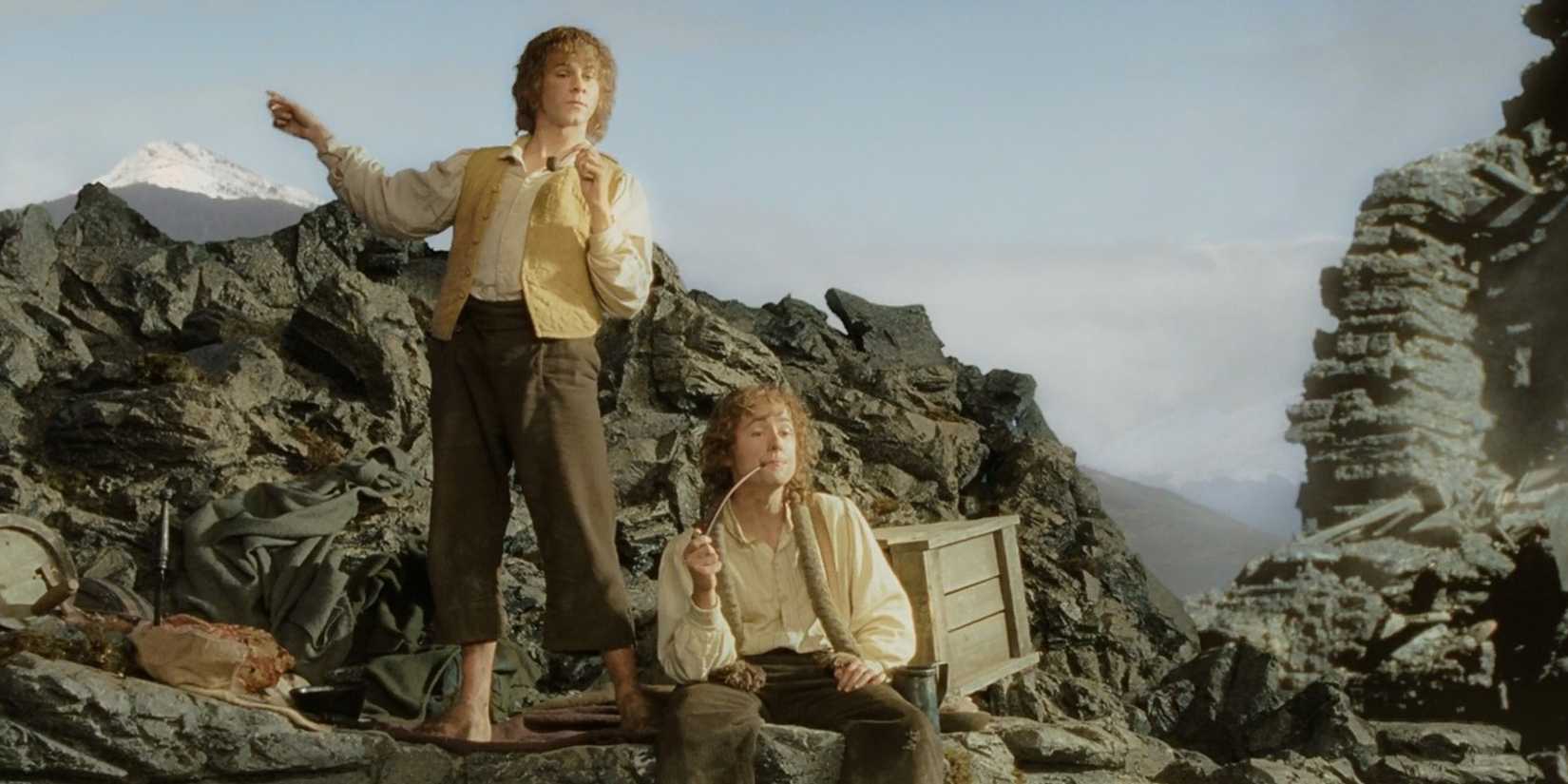 Merry and Pippin in The Lord of the Rings