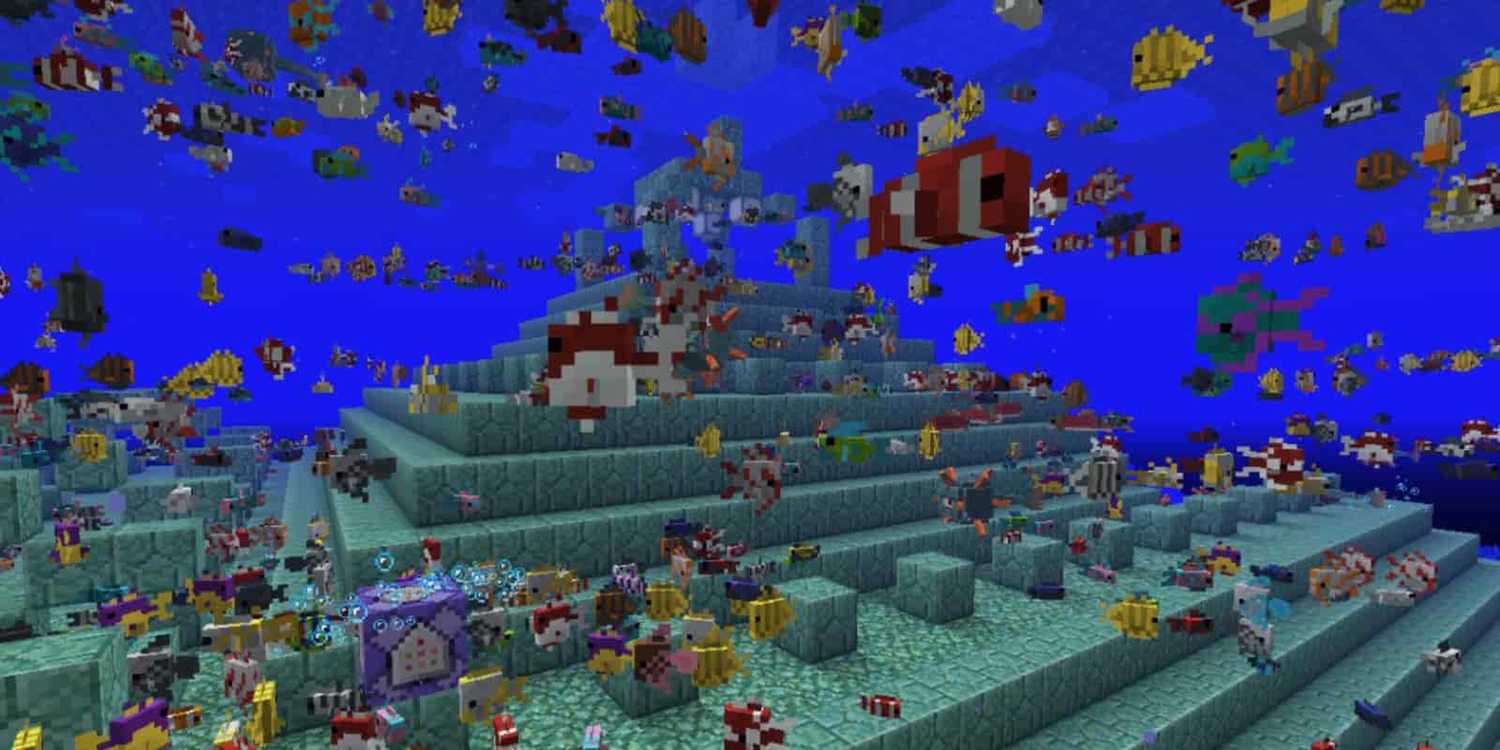 Minecraft Parrot Fish Minecraft Player Shows Off Incredible Fish Collection