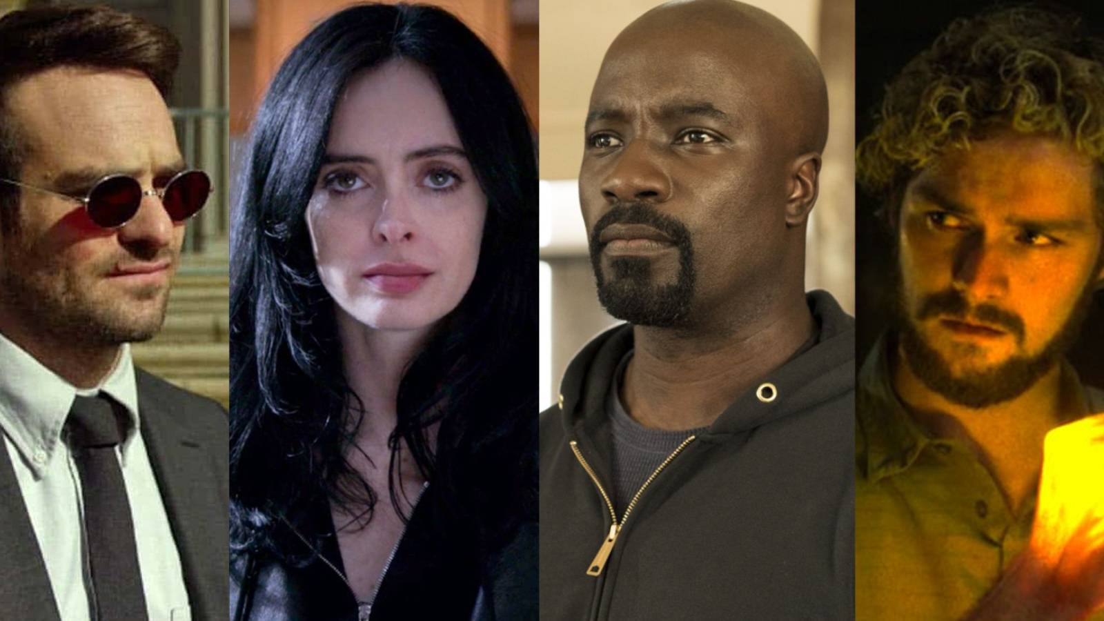 Matt Murdock, Jessica Jones, Luke Cage, and Danny Rand