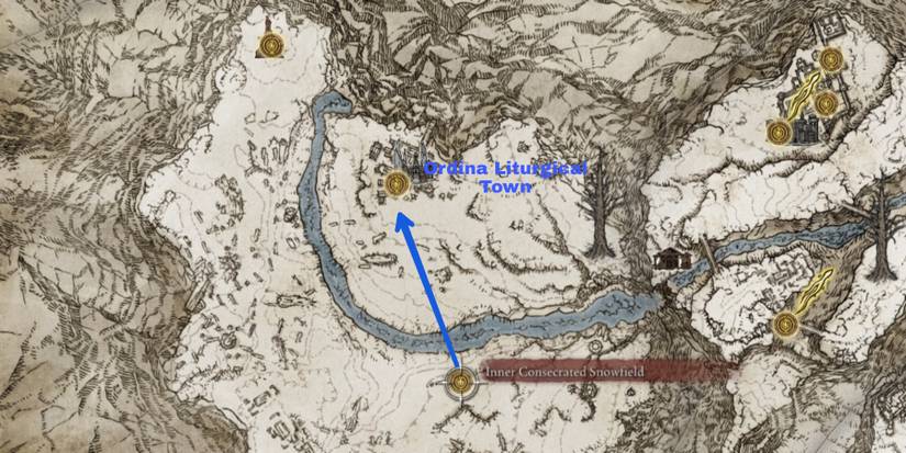 ordina liturgical Town location in elden ring