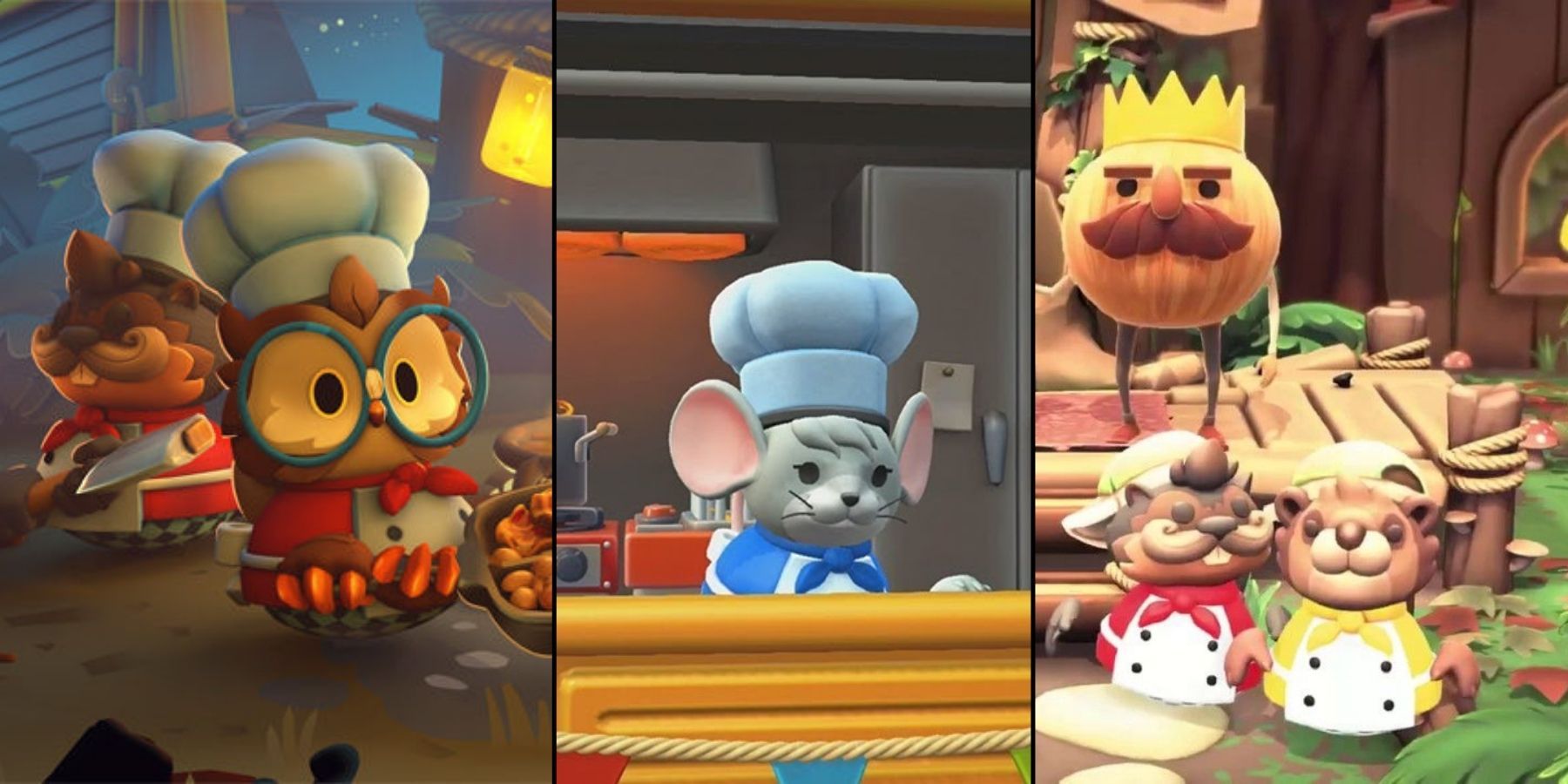 Overcooked! 2 The Most Adorable Animal Chefs