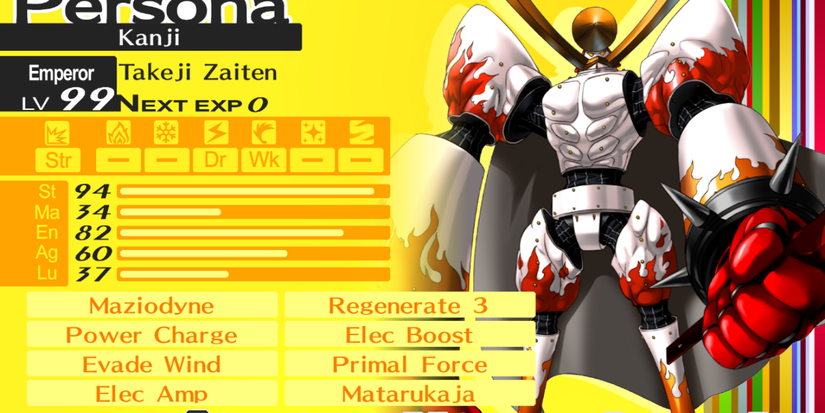 persona 4 golden ultimate persona kanji