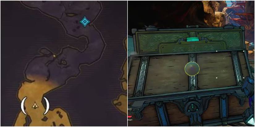 Location of the shipwreck from Raiders of the Lost Shark in Tiny Tina's Wonderlands