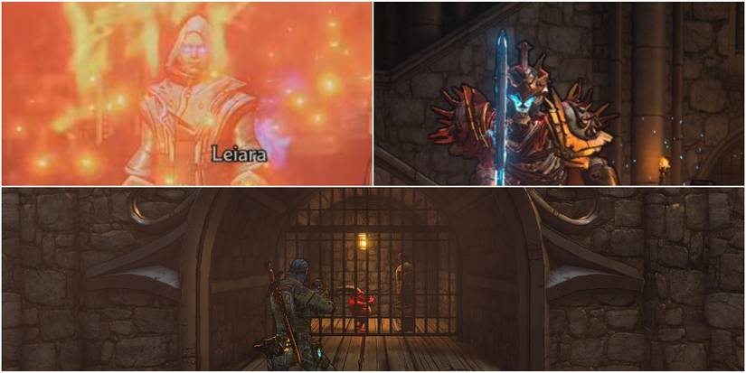 Leiara Boss fight during Inner Daemons quest in Tiny Tina's Wonderlands.