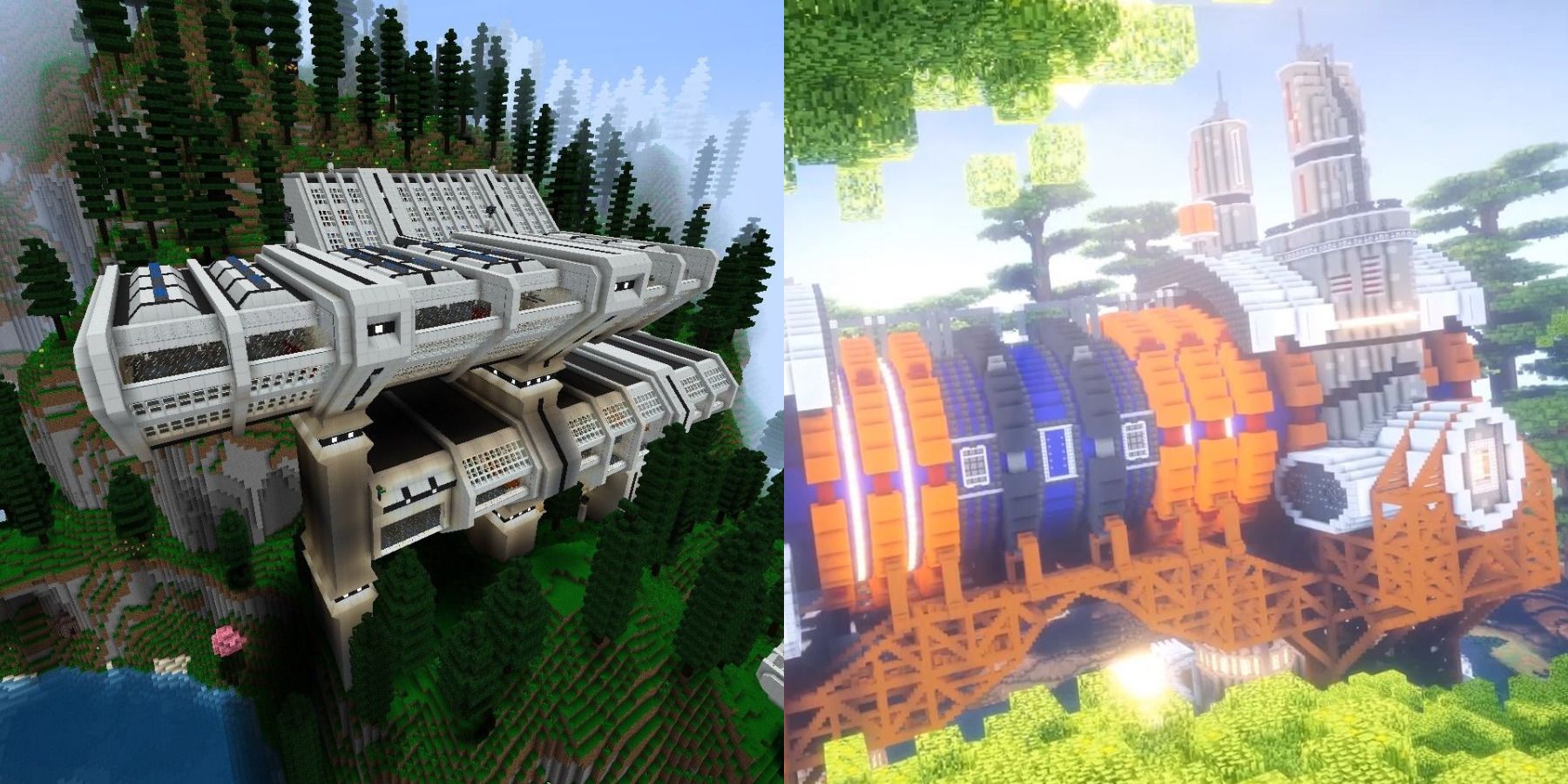 Minecraft Sci-Fi Buildings Cover