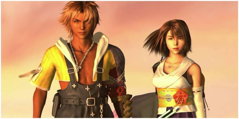 Tidus and Yuna.