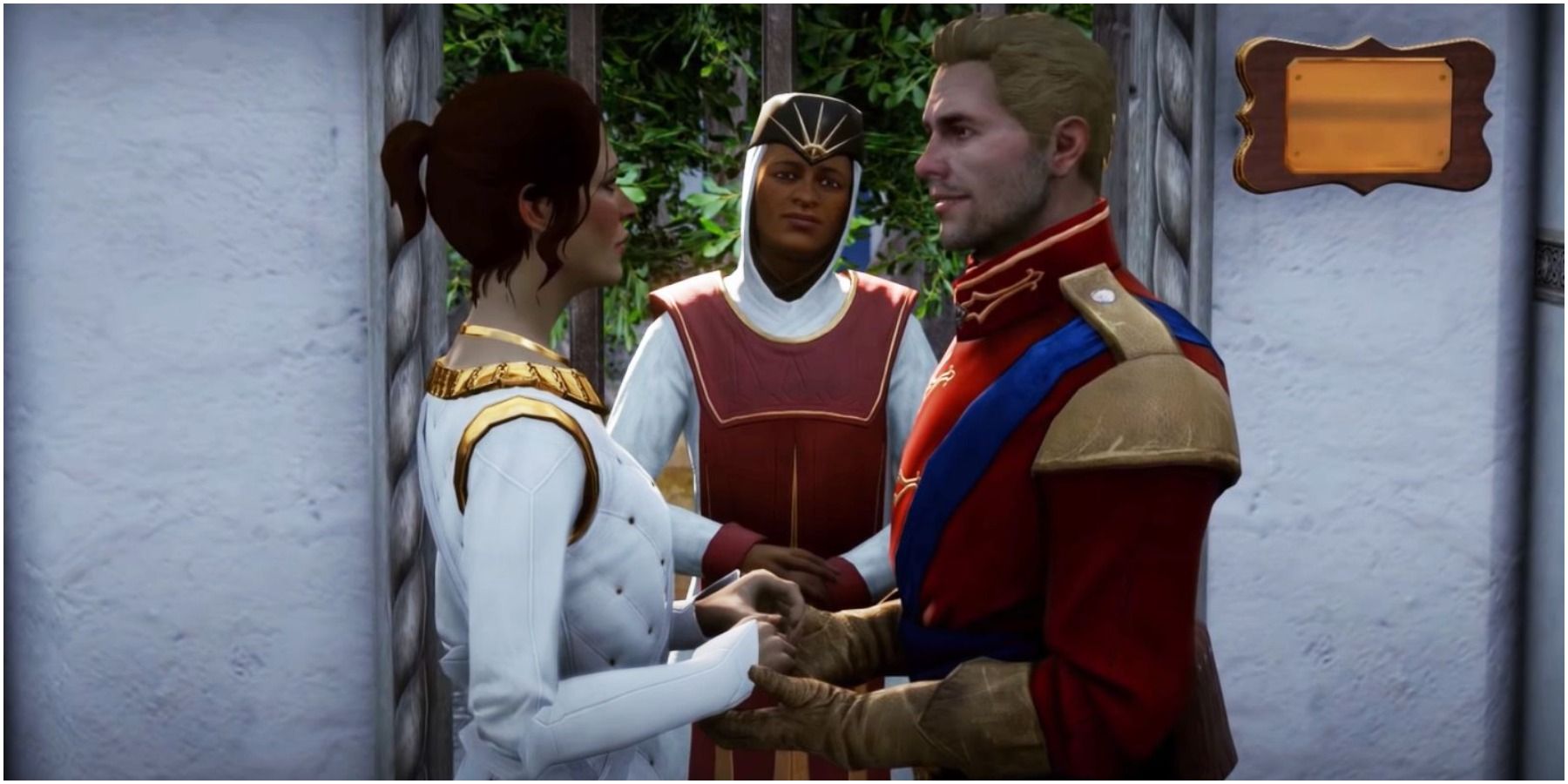 Cullen and the Inquisitor getting married.