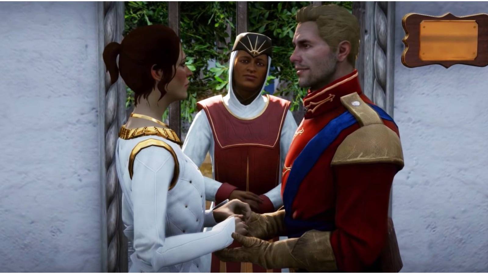 Cullen and the Inquisitor getting married.