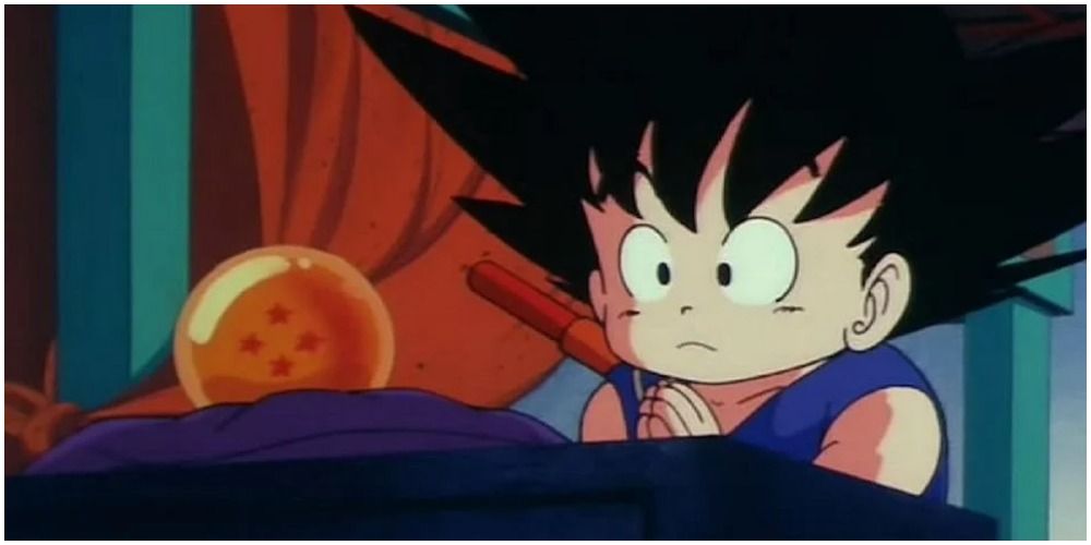 Goku with Dragon Ball.