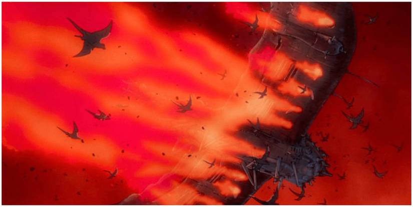 Bomber plane in Howl's Moving Castle.