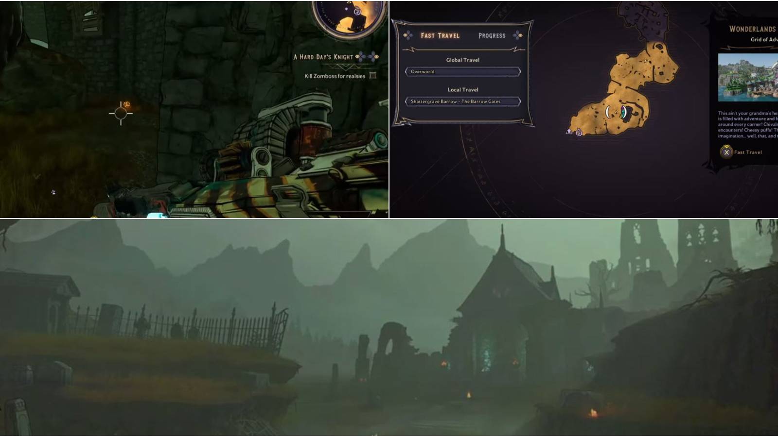 Lucky Dice Locations in Shattergrave Barrow from Tiny Tina’s Wonderland.