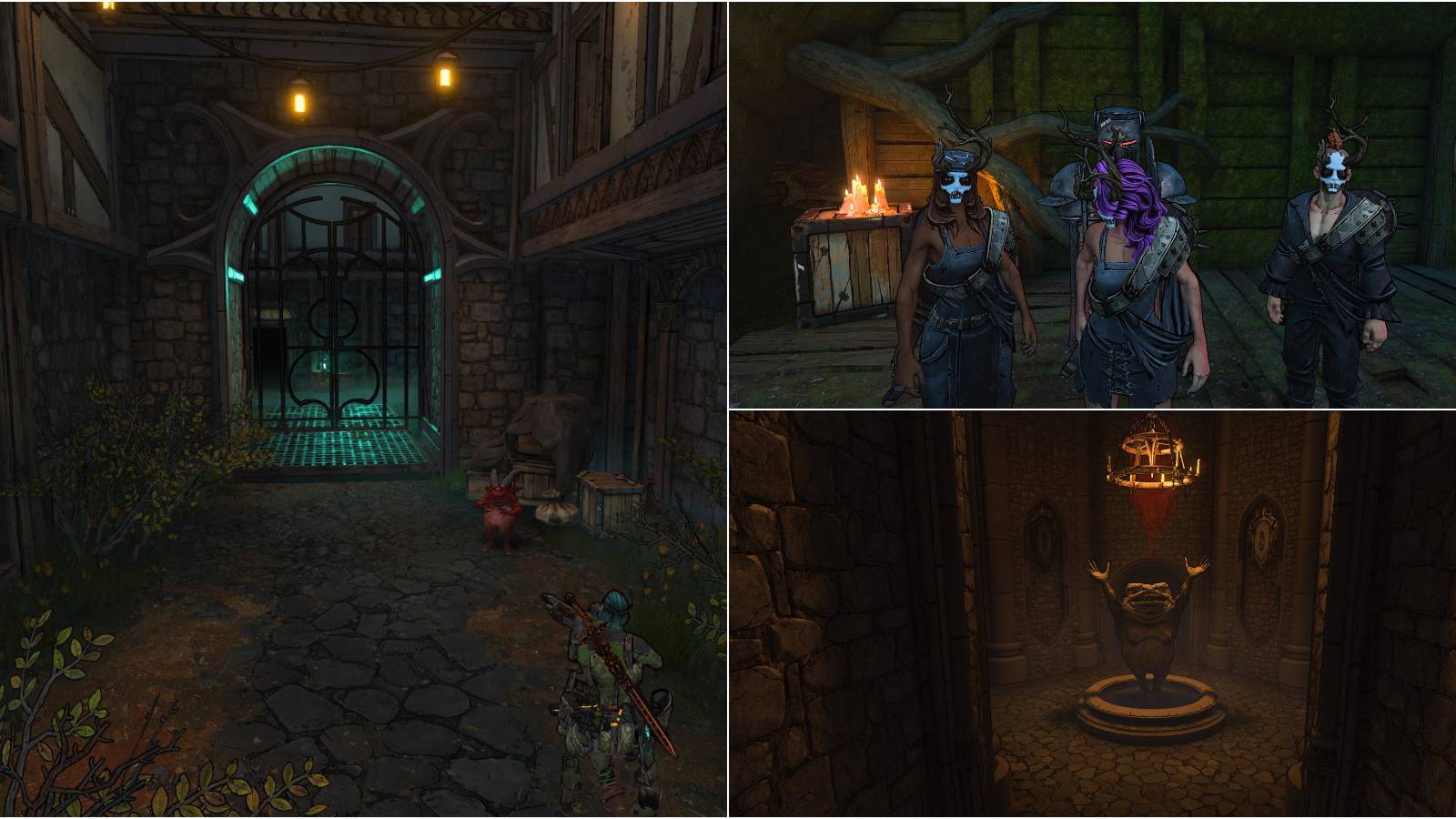 Various steps required to unlock Brightoof's Catacombs Tiny Tina's Wonderlands