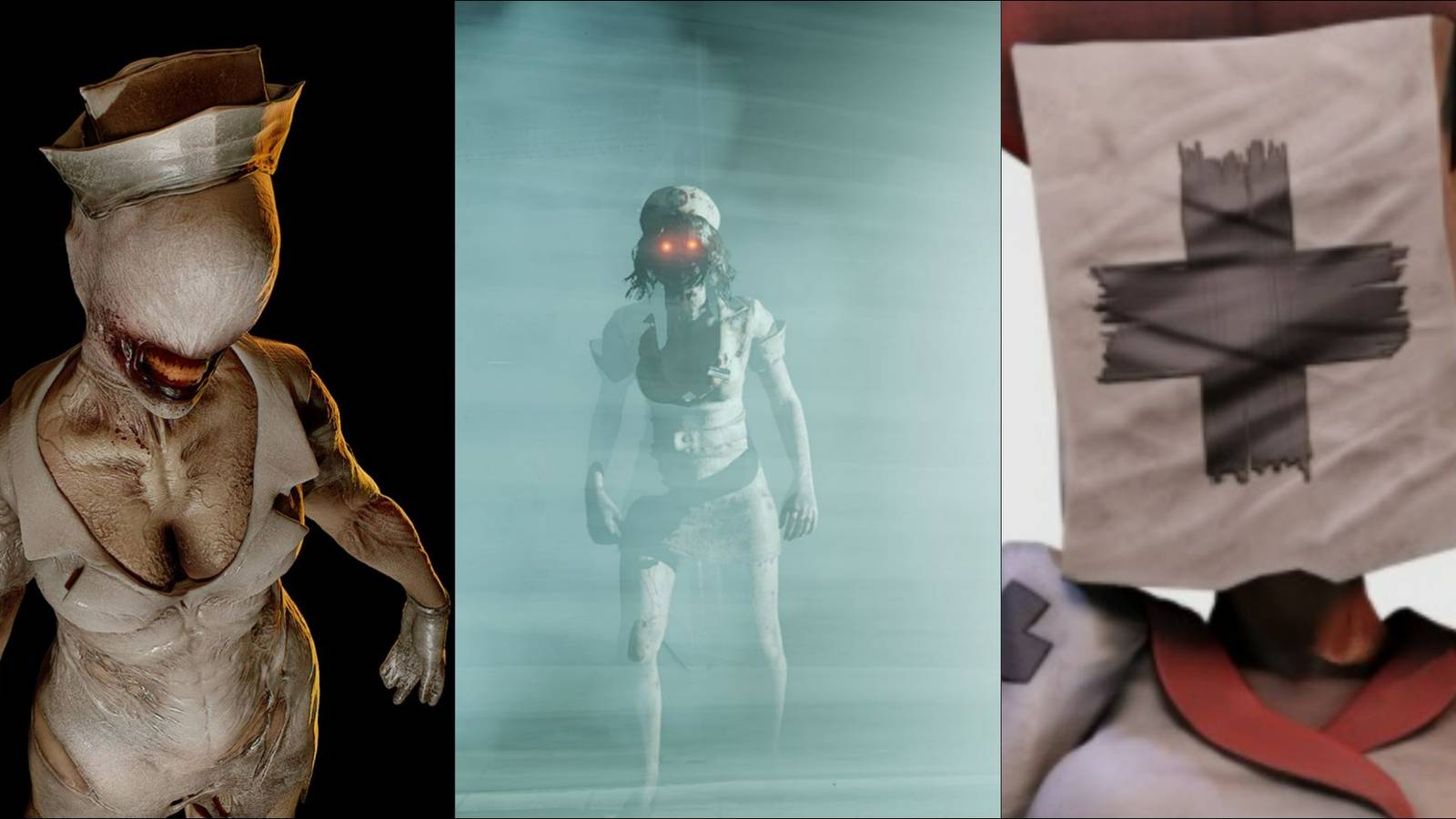 Three of the scariest nurses from horror games