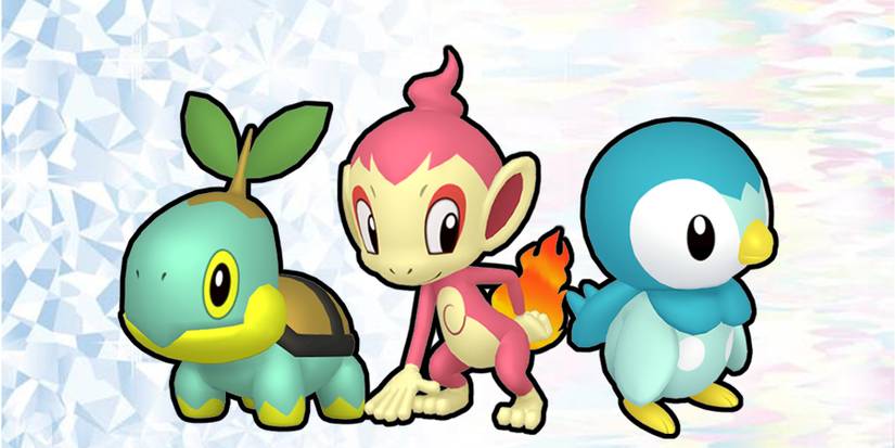 pokemon brilliant diamond shining pearl shiny turtwig piplup chimchar