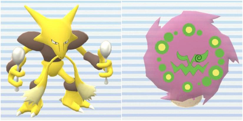 pokemon brilliant diamond shining pearl spiritomb alakazam