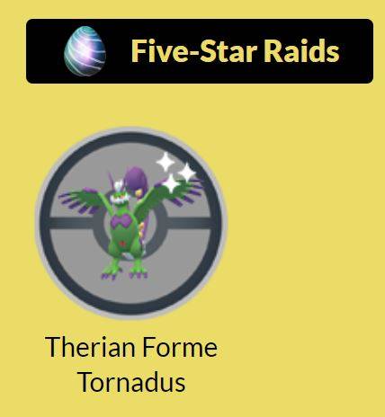 pokemon go therian forme tornadus raid