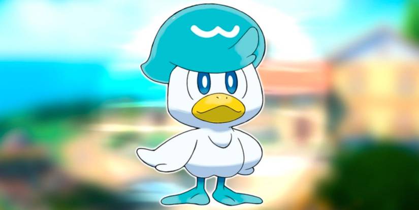 pokemon scarlet violet quaxly water starter duck