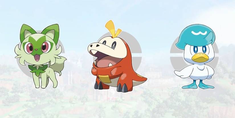 pokemon scarlet violet starters lineup