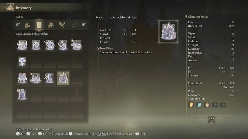 raya lucaria soldier ashes elden ring