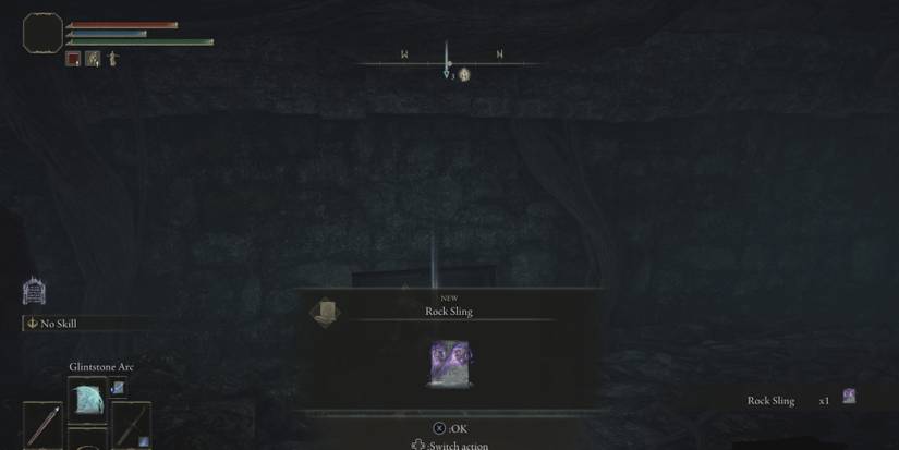 rock sling location in elden ring
