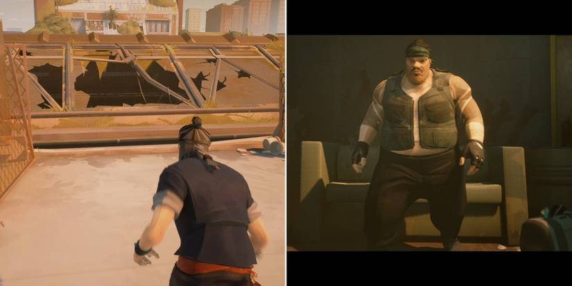 sifu jumping through window mini boss