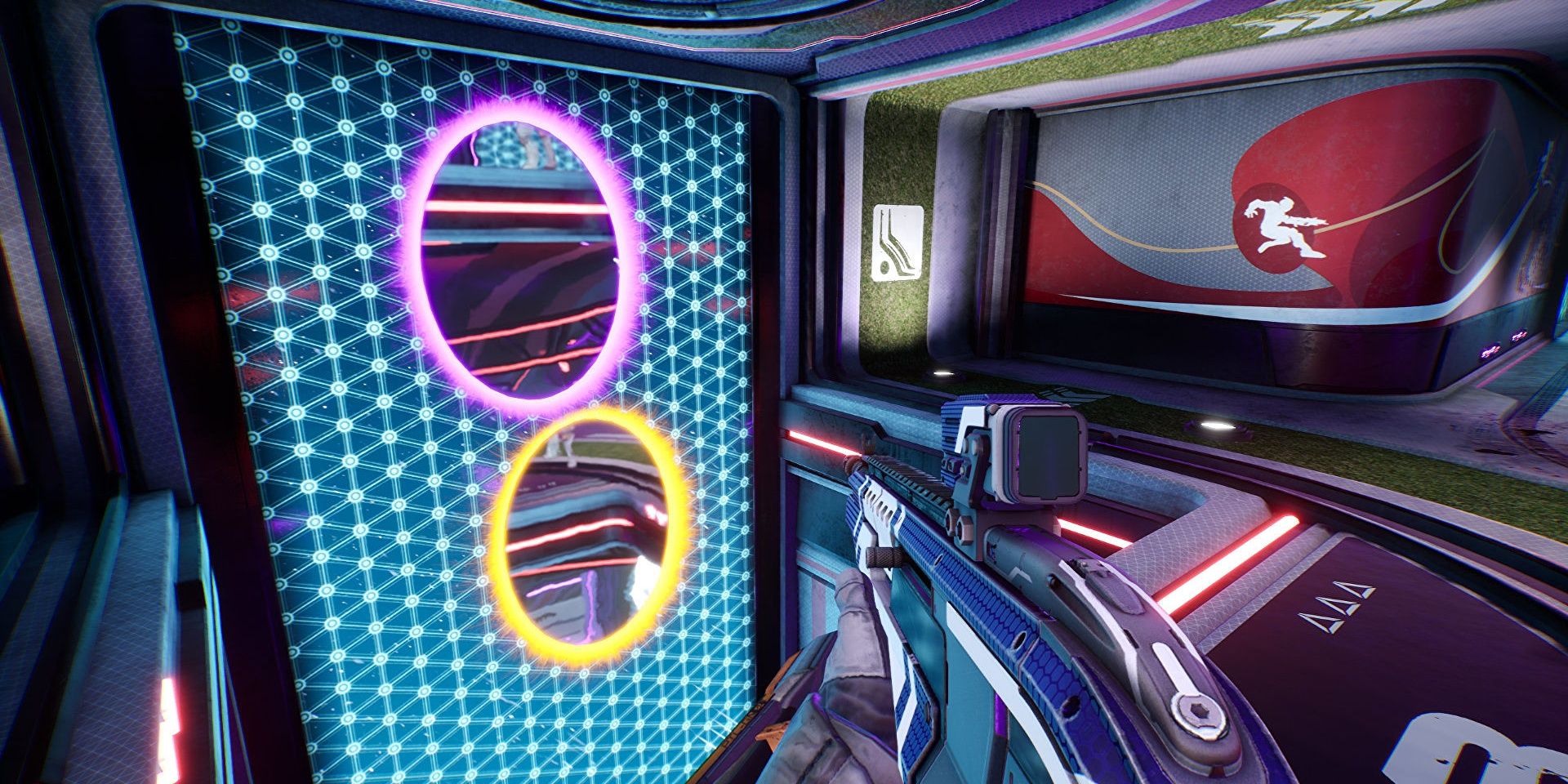 splitgate player making portals 