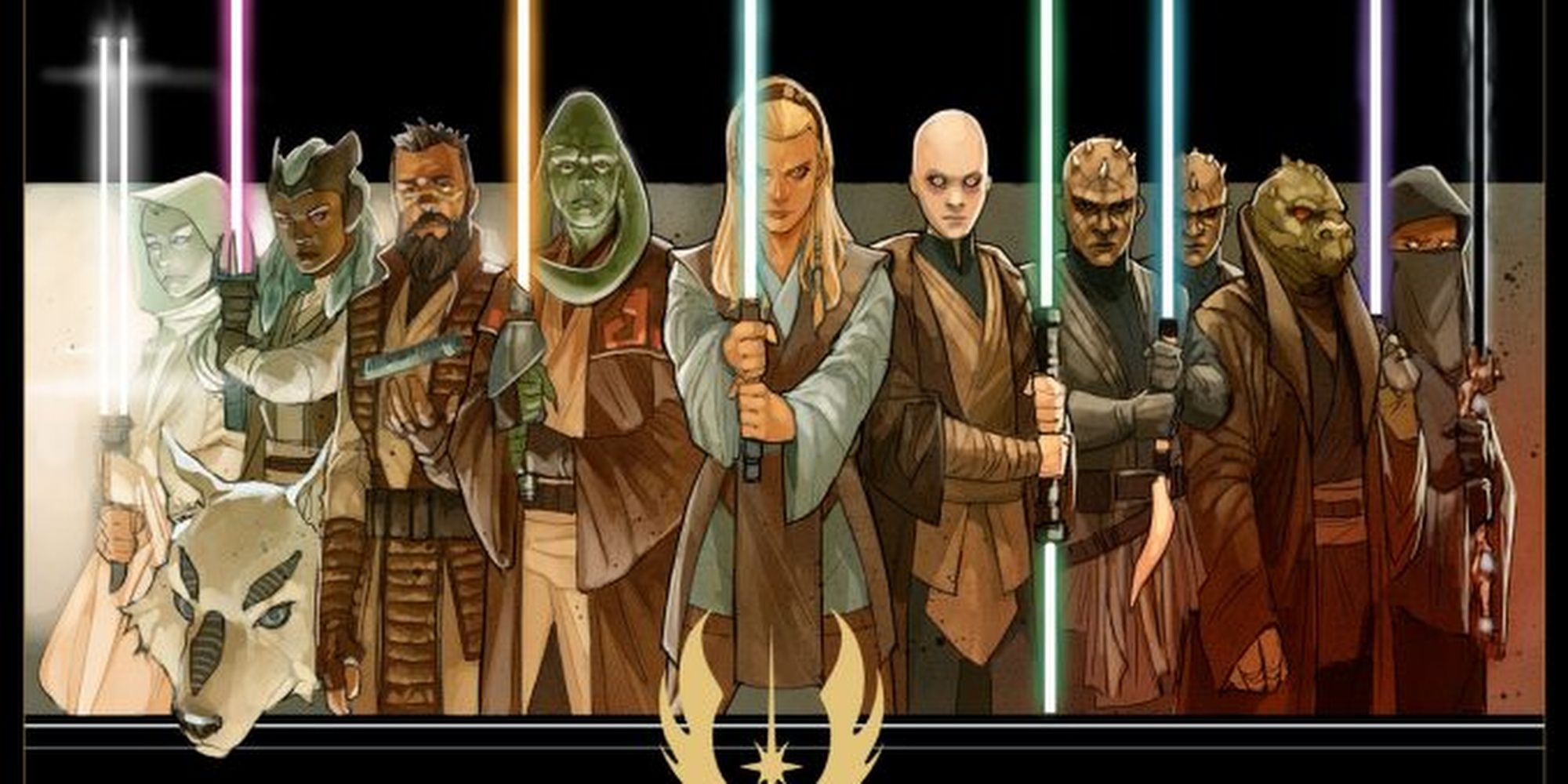 A collection of Jedi from the High Republic era